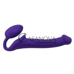Основное фото Безремневой страпон Strap-On-Me Violet M фиолетовый 15,6 см