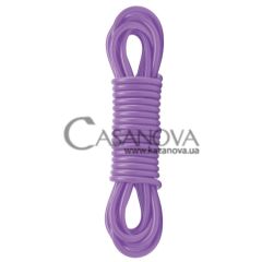 Основное фото Верёвка для бондажа Fantasy Bondage Rope фиолетовая 6 м