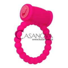 Основное фото Эрекционное виброкольцо A-Toys Cock Ring розовое