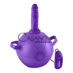 Основное фото Надувной мяч с вибратором Vibrating Mini Sex Ball фиолетовый 15,2 см