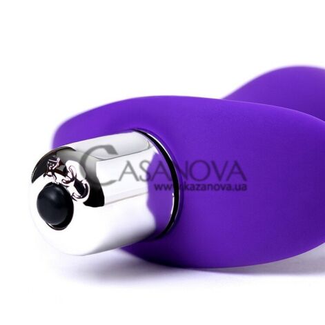 Основное фото Анальная вибропробка Toyfa A-Toys Anal Vibro Plug L фиолетовая 14 см