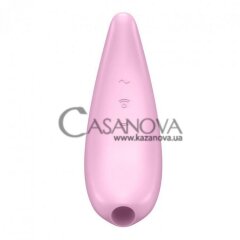 Основное фото Вакуумный клиторальный вибратор Satisfyer Curvy 3+ розовый 14,9 см