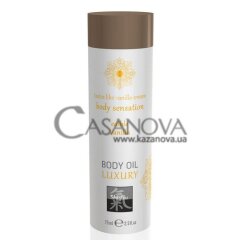 Основное фото Съедобное массажное масло Shiatsu Body Oil Luxury Edible Vanilla ваниль 75 мл