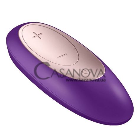 Основное фото Вибратор для пар с дистанционным управлением Satisfyer Double Plus Remote пурпурный