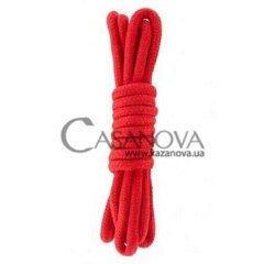 Основное фото Верёвка для бондажа Bondage Rope красная 10 м