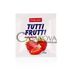 Основное фото Пробник орального лубриканта Tutti-Frutti земляника 4 мл