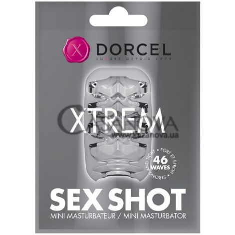 Основное фото Мини-мастурбатор Dorcel Sex Shot Xtrem прозрачный